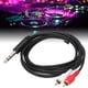 thumbnail image 3 of Cable de audio, Mini de 6.35 mm A 2RCA Audio Cable String Restance Cinlus, 3 of 7