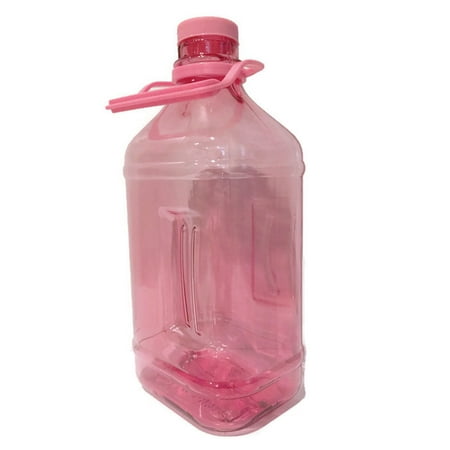 1/2 Gallon (64 oz.) Polycarbonate Plastic Sports Gym Fitness Drinking Water Bottle w/ Handle - 48mm Cap