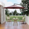 thumbnail image 2 of CazToi Parasol Déporté de Patio 10 Pi, Inclinaison 360°, Pare-Soleil, 2 of 12
