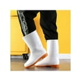 thumbnail image 6 of Gomelly Women Men Rubber Boot Slip Resistant Rain Boots Lightweight Garden Shoes Comfort Rainboot Work Waterproof White Middle Tube 8.5, 6 of 7