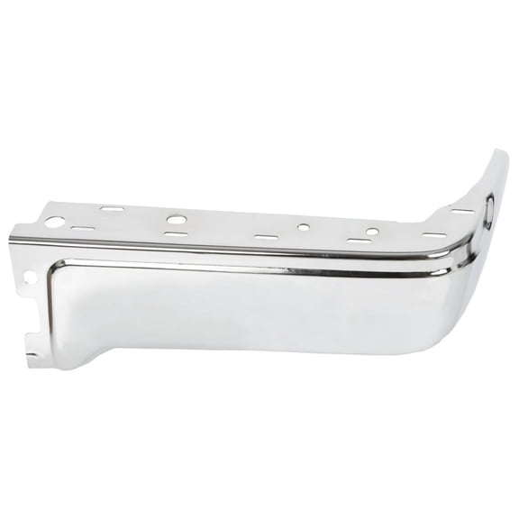 Suitable for Chrome Rear Step Bumper End Cap Cover for 2009-2014 Ford F150 Styleside - Passenger Side, No Sensor Hole