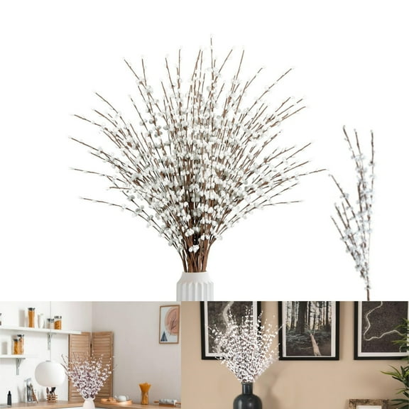 TGY Tall Jasmine Bouquet,Durable Artificial Jasmine Flowers for Kitchen,Pack of 5 Portable Artificial Flower for DIY Floral,Party,Home Decoration