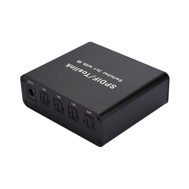 ufehgfjh HDMI Cable SPDIF TOSLINK 3X1 Optical Digital Extender Distributor US Clearance Deals Walmart