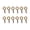 Bronze, variant on Rupoun 200Pcs / Bag Eye Pins Eyepins Alloy Thread Screw Eye Hooks Jewelry Findings 0.16 * 0.3 inches / 4 * 8 mm for DIY Pendants Ornaments Charms (Gold)