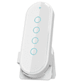 thumbnail image 3 of Smart Home New 433mhz 4 Key Ev1527 Coding Key Remote Control Switch Rf Transmitter Wireless Remote Control White, 3 of 7