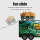 thumbnail image 4 of Camión de dinosaurios de juguete para niños, regalo, transportador de dinosaurios, camión de almacenamiento, coche de juguete con mango portátil, el mejor juguete eléctrico de inercia para tirar hacia atrás, 4 of 8