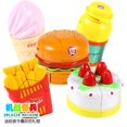 thumbnail image 4 of Burger Transformation Robot Toys Deformation French Fries Cake Plastic Food Play Collection Kids Best Gift Education Toy, 4 of 6