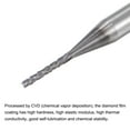 thumbnail image 3 of Uxcell Diamond Film Coated Carbide End Mill Router Bit for MDF 0.9mm x 6mm, 3 of 6