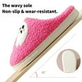 thumbnail image 5 of BERANMEY Halloween Slippers for Women Perfect Soft Plush Comfy Warm Slip-On Cute Womens Slippers Indoor Fluffy House Slippers for Women and Men Non-slip Fuzzy Flat Slides, 5 of 7