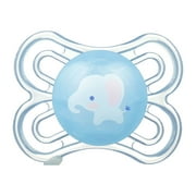 MAM Pacifiers, Baby Pacifier 0-6 Months, Best Pacifier for Breastfed Babies, Premium Comfort and Oral Care 'Perfect' Collection, Boy, 1-Count