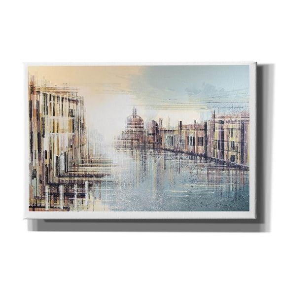 Epic Graffiti 'Idellic Venice at Sunset' by Marc Todd, Canvas Wall Art, 60"x40"