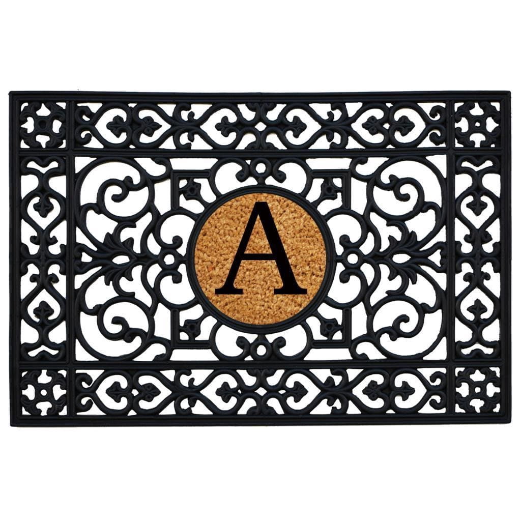 Calloway Mills Rubber Monogram Outdoor Doormat 2' x 3' (Letter B)