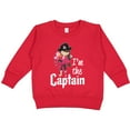thumbnail image 2 of Inktastic I'm the Captain Pirate Girl Toddler Sweatshirt, 2 of 4