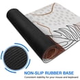 thumbnail image 6 of Long Mouse Pads for Desk,Blue Boho Abstract and Plant Pattern Desk Mats on Top Of Desks, Desk Mouse Pad Extra Large with 3mm Non-Slip Base and Stitched Edge for Gaming,Office,Work,Home 31.5"x11.8", 6 of 6
