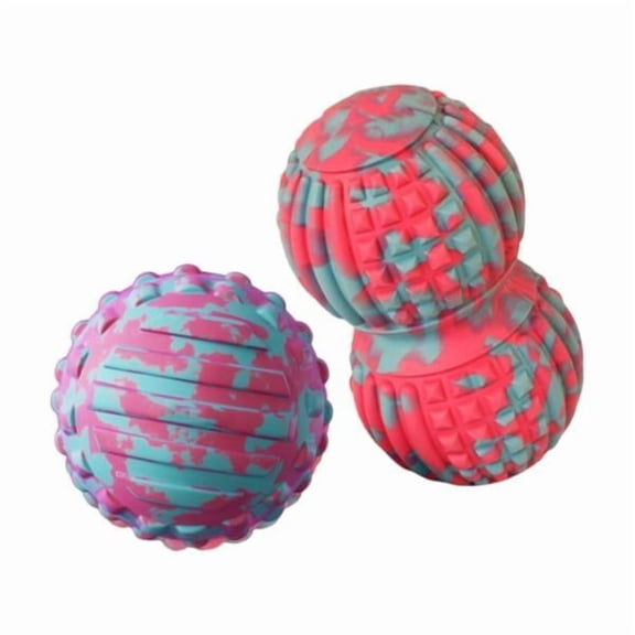 funtasica Massage Ball Roller Deep Tissue Massage Tool Compact Myofascial Massaging Fasciitis Massaging for Feet Workers Back Full Body Style D