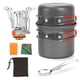thumbnail image 2 of Set de utensilios de cocina al aire libre Camping Picnic Portátil Cocinar Pozo Pan Pan 2-3 Personas Montañismo Reutilizable Aluminio Aleación Estufa Burner Naranja tholdsy OD003577-01, 2 of 7