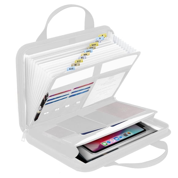Organizador de archivos onvvippiv, acordeón expansible ignífugo, 36 x 29 cm