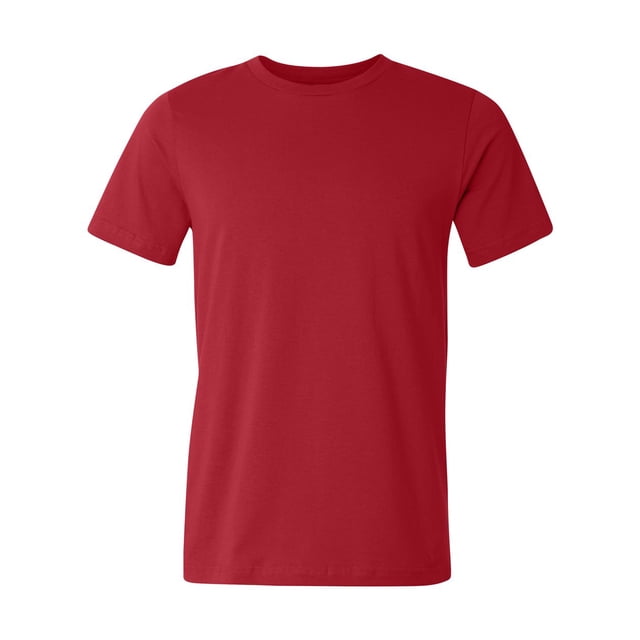 BELLA+CANVAS T-Shirt Jersey Unisexe à Manches Courtes, m, Rouge