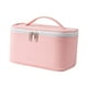 thumbnail image 1 of Neceser de maquillaje, capacidad, sintética, neceser, estuche de almacenamiento portátil, neceser, neceser para mujeres, niñas, Rosado Macarena Bolsas de maquillaje, 1 of 8