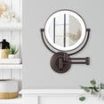 thumbnail image 5 of Zadro LED Wall Mounted Makeup Mirror w/ Magnification & Extendable Arm, 5 of 9
