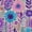 Color 3, variant on Peel and Stick Wallpaper Boho Vintage Floral Retro Botanical Flowers Yellow Purple Green Purple 24in x 118in Contact Paper Removable Self Adhesive Wall Mural Wall Decor for Bedroom Kitchen Cabinets