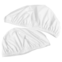 NIAIZEK 1Set Soft White Toilet Lid Cover Protector Easy Install Full Coverage for Bathroom