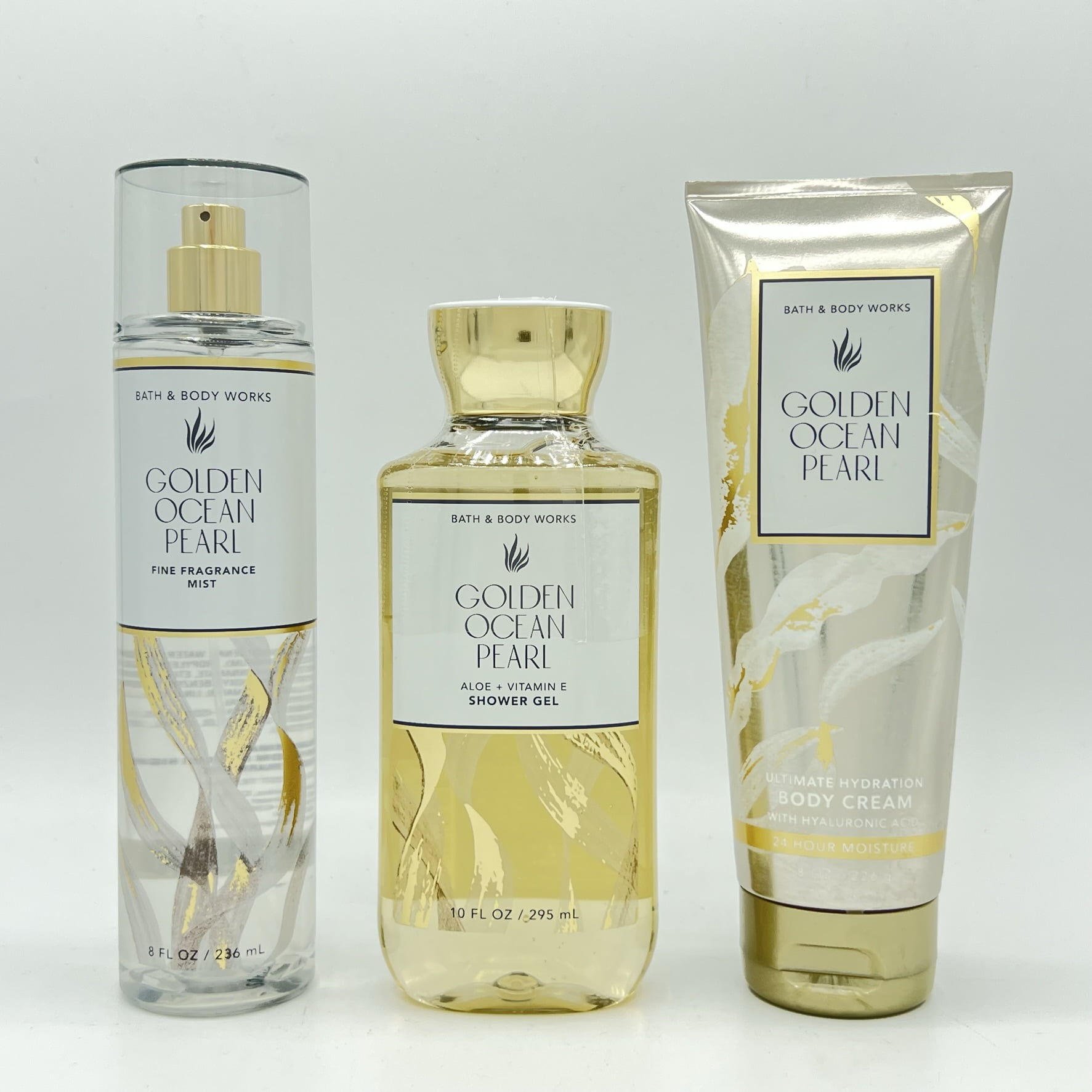 Bath and Body Works Golden Ocean Pearl 8oz Fine Fragrance Mist, 10oz