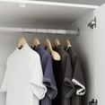 thumbnail image 5 of OXYLIFE Wardrobe Closet with Mirrored Door, Armoire Closet Cabinet with Hanging Rod adn 2 Drawers for Bedroom, 5 of 7