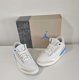 thumbnail image 1 of Ni - ke Air Jordan 3 Retro Men's Shoes Size 8 /Summit White-Hydrogen Blue / CT8532-101, 1 of 5