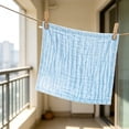 thumbnail image 4 of Cotton Face Towel 12x12 in – Quick Dry Washcloth with Hanging Loop， Soft Multicolor Hand Towel for Bathroom Kitchen Travel Gym, 4 of 6