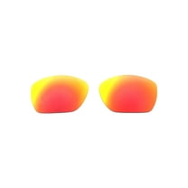 Walleva Fire Red Polarized Replacement Lenses for Smith Optics Purist Sunglasses