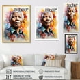 thumbnail image 4 of Designart "Mandela Portrait Leader Nelson wall decor" Portrait Canvas Print, 4 of 5