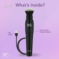 thumbnail image 5 of Spa Sciences ECHO Rechargeable Sonic Makeup Brush, Bristle Applicator for Airbrush Finish, Black, 5 of 10