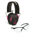 thumbnail image 2 of Walker's Razor Slim Electronic Shooting Range Earmuffs (Black/Pink) & Glasses, 2 of 6