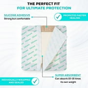 MedVance TM Silicone - Bordered Silicone Adhesive Foam Dressing Size 4x4 (2.7x2.7 pad), Box of 5 dressings