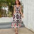 thumbnail image 5 of Bohemian Pattern Vestido Sin Mangas Para Mujer, Traje De, Ropa De Cumpleaños, Verano, 5 of 5