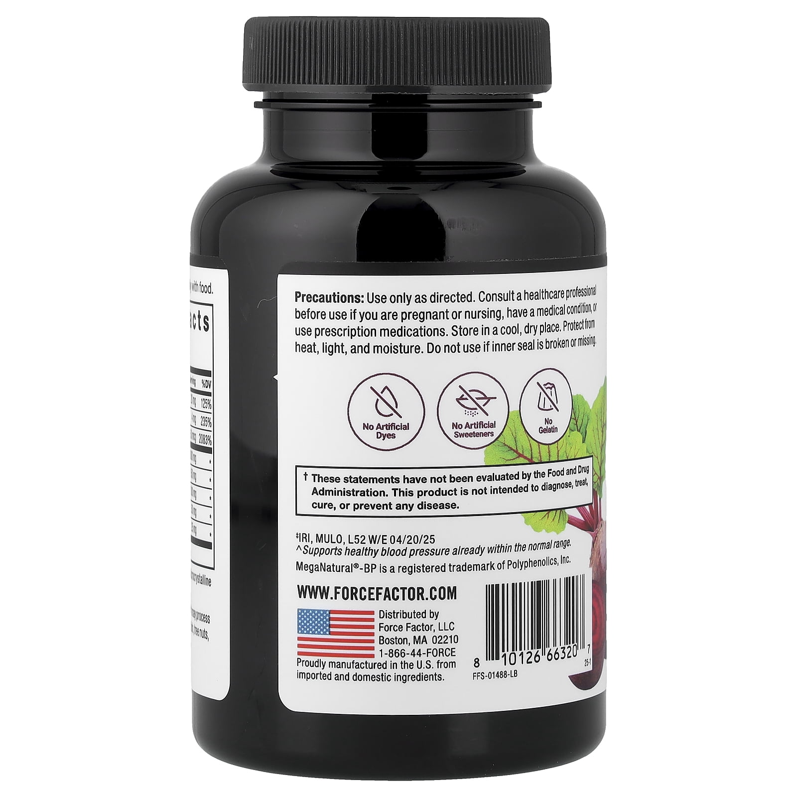 Force Factor Total Beets®, Ultimate Heart Health, 90 Capsules