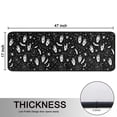 thumbnail image 5 of Kitchen Rugs Sets Of 2,Black White Halloween Hand Tarot Bat Pattern Anti Fatigue Kitchen Mat Rugs Non Slip Washable,Decorative Kitchen Floor Mats for Kitchen,Sink,Laundry,17"x47"+17"x47", 5 of 5