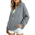 thumbnail image 4 of Yutgune Kids Zip Up Hoodie for Boys Girls, Full Zip Long Sleeve Hooded Sweatshirt Jacket with Pocket, Casual Fall Outerwear, 4 of 9