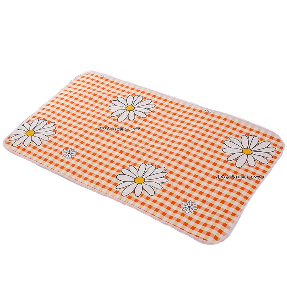 Incontinence Bed Pads Reusable Washable Baby Adult Waterproof Cover Underpad Stars 39.37*59 in Navy