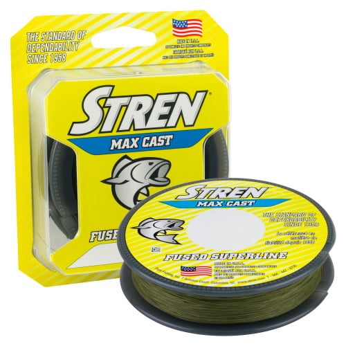 Stren Max Cast 20 Lb. Braided Fishing line, 150 Yd
