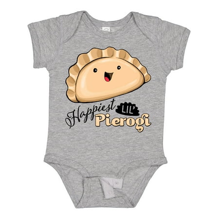 

Inktastic Happiest Lil Pierogi Gift Baby Boy or Baby Girl Bodysuit