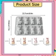 thumbnail image 3 of Shiogb Creative Easter Shape Baking Silicone Mold, Easy Demolding for Cakes and Ice Dessert, Easter Bunny Egg Cookie Mold, Spring Baking Supplies, Pink, 3 of 9