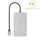 thumbnail image 3 of Hub USB C 10 en 1 Hyper Drive Plata con Soporte 4K Doble para MacBook y Windows Laptop, 3 of 5