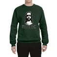 thumbnail image 2 of Wild Bobby Jesus: Ill Be Back Inspirational/Christian Unisex Crewneck Graphic Sweatshirt, Forest Green, Large, 2 of 5
