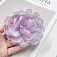 thumbnail image 4 of 9cm Wedding Fabric Flower Brooch Pin Hair Clip for Women Men Elegant Big Camellia Rose Floral Brooches Lapel Pins Dainty Holiday Party Costume Dress Accessories Jewelry, 4 of 12