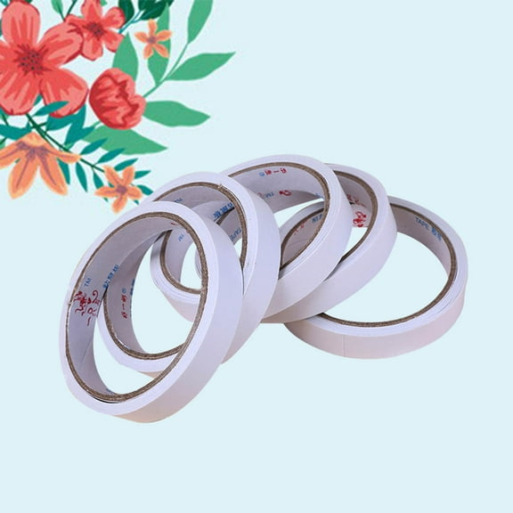 MLINS  5 Pcs Double-sided Tape Sides Heavy Duty Adhesive The 2 White