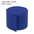thumbnail image 2 of Bandas elásticas Uxcell para coser, banda elástica de doble cara, alta elasticidad para pelucas y pantalones, azul, 3 yardas, 2 of 6