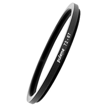 Camera Lens Step Down Ring 72mm-67mm Adaptor Black