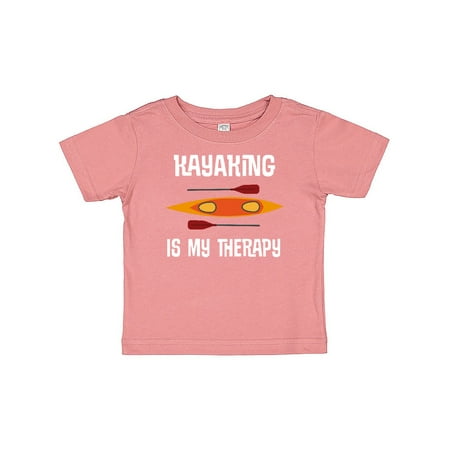 

Inktastic Kayaking Is My Therapy Gift Baby Boy or Baby Girl T-Shirt